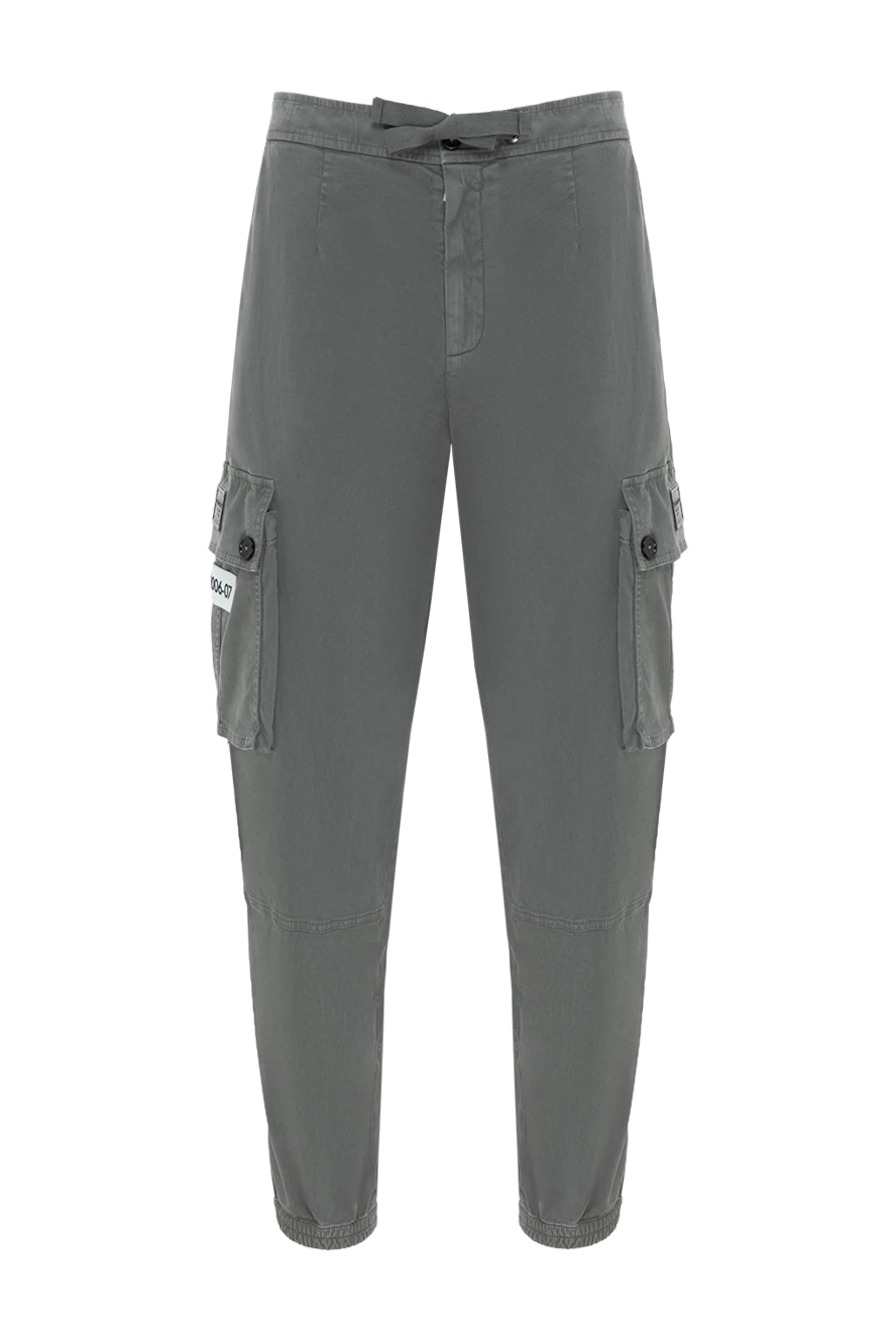 Dolce & Gabbana men's gray cotton cargo trousers 185943 - photo 1