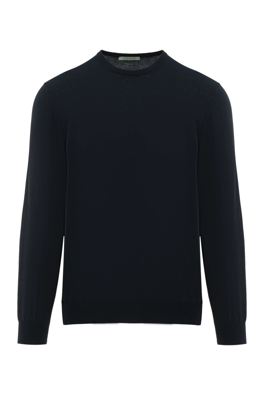 Dalmine джемпер чоловічий з бавовни чорний 186308 - фото 1