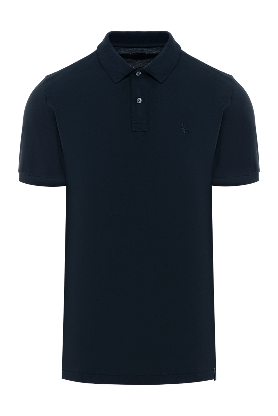 Gran Sasso men's blue polo with cotton buttons 186395 - photo 1