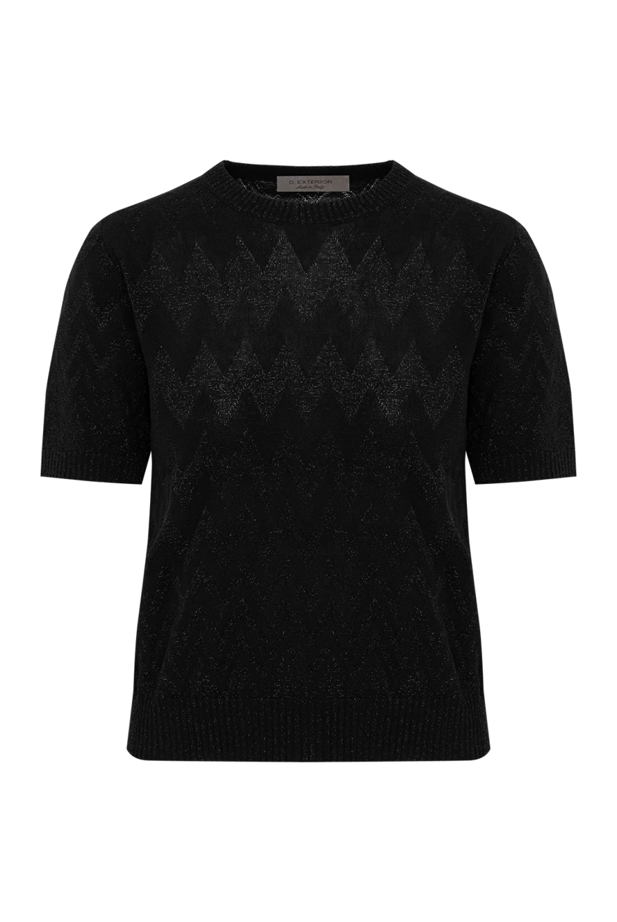 D.Exterior джемпер з короткими рукавами жіночий чорний 186492 - фото 1