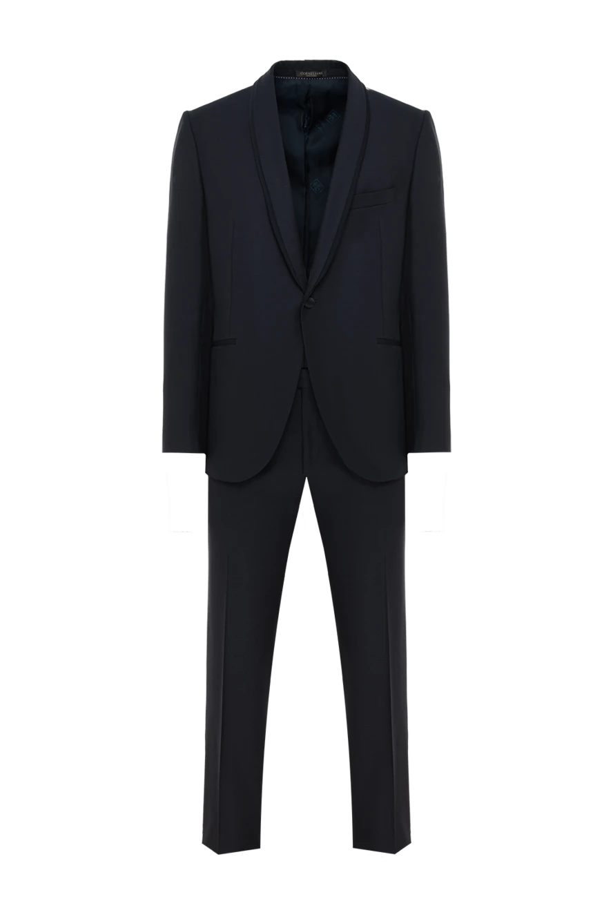 Corneliani класичний костюм з натуральної вовни з м'яким блиском тканини. 186565 - фото 1