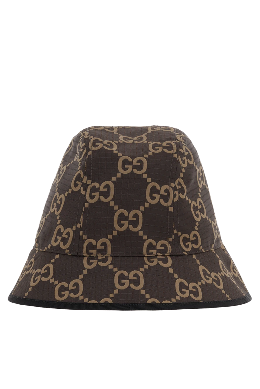 Gucci панама gg ripstop коричнева чоловіча 186757 - фото 1