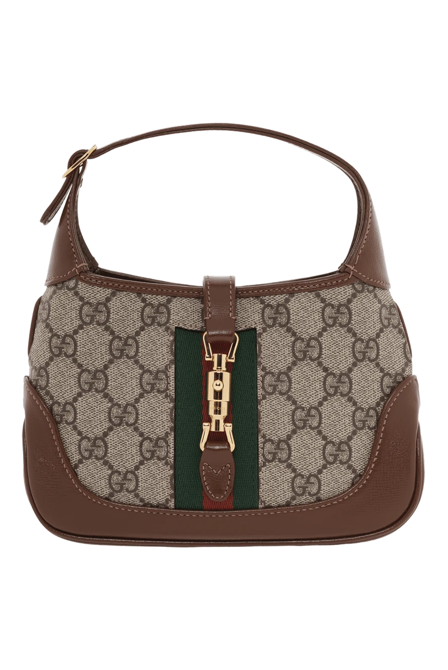 Gucci мініатюрна сумка jackie 1961 у текстилі gg supreme 186765 - фото 1