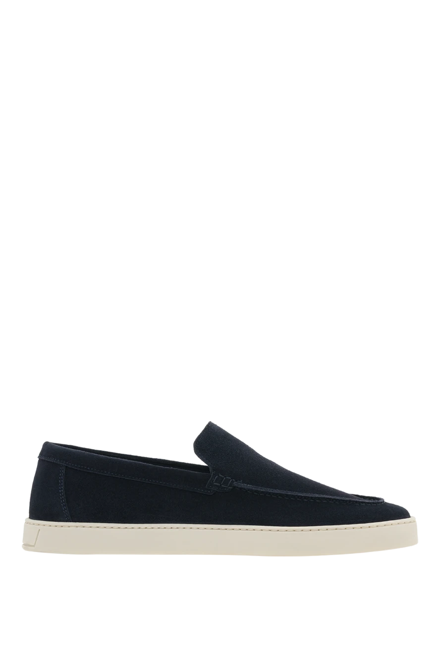 Barrett нубукові лофери літні сині чоловічі 186923 - фото 1