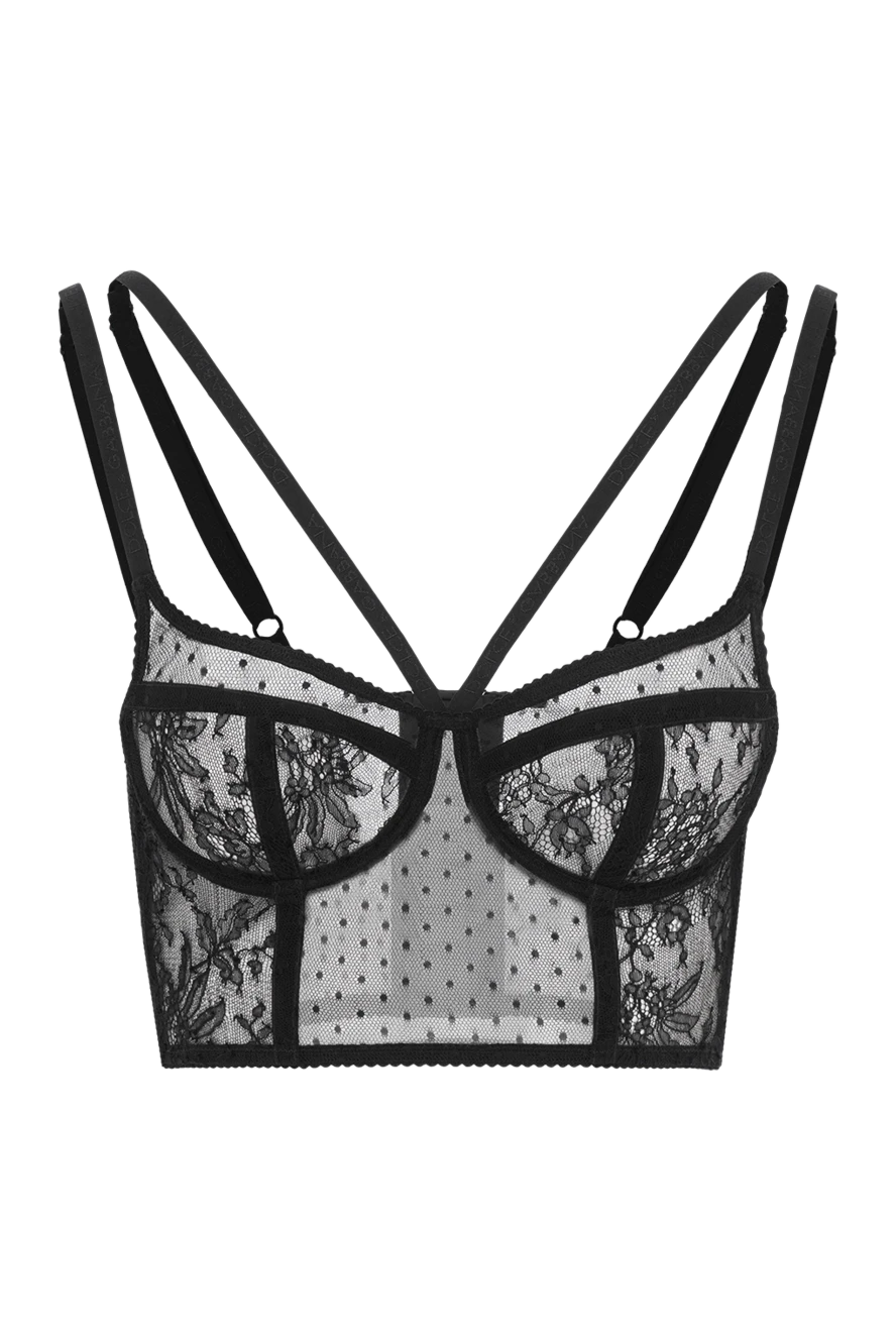 Dolce & Gabbana lace bustier with straps black 187093 - photo 1