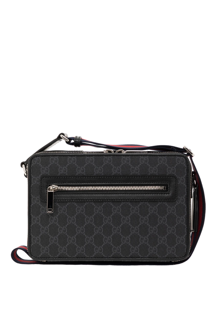 Gucci medium gg shoulder bag black men's 187297 - photo 1