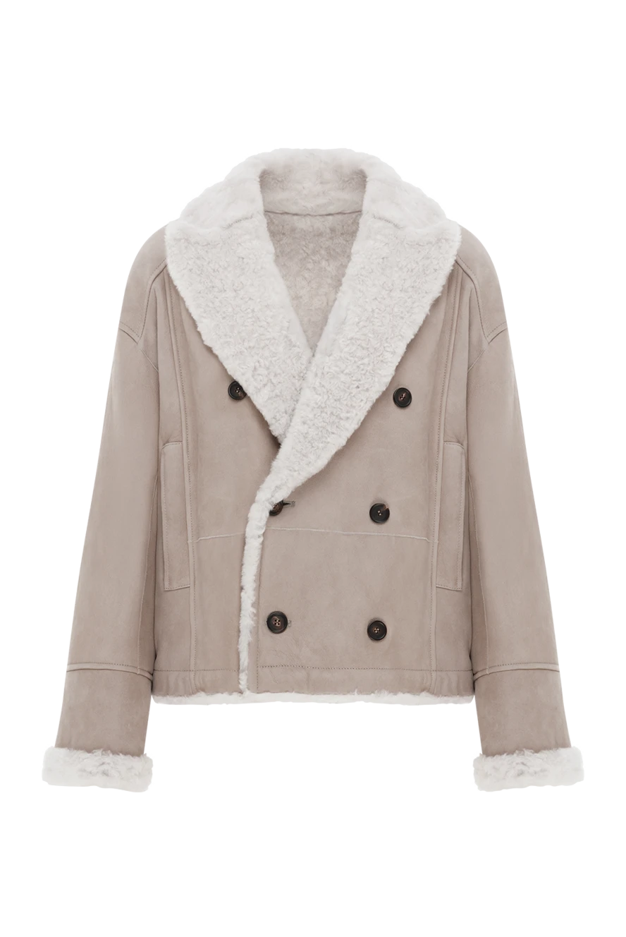 Brunello Cucinelli double-breasted double-breasted double-breasted sheepskin coat 187312 - photo 1
