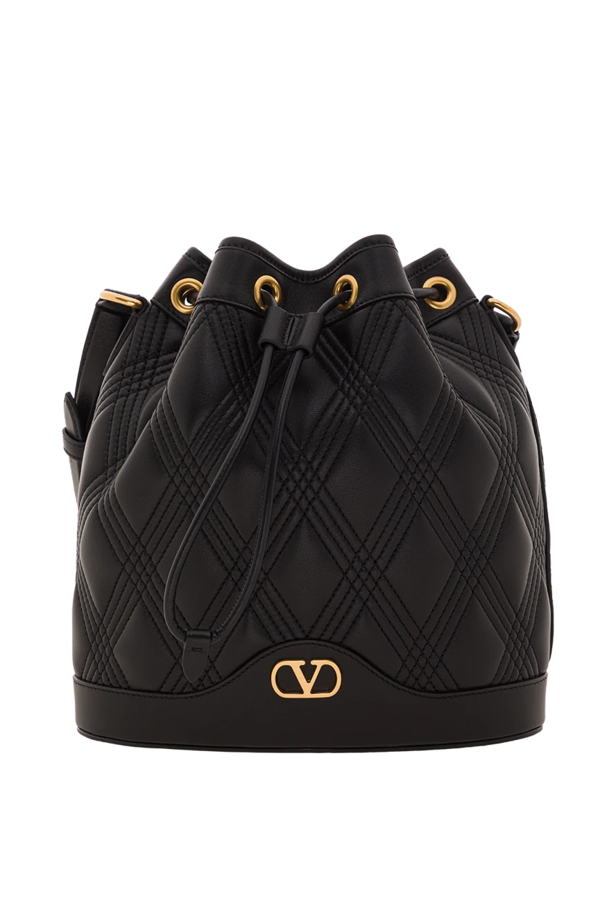 Valentino сумка-ведро vlogo из телячьей кожи с логотипом 187438 - фото 1