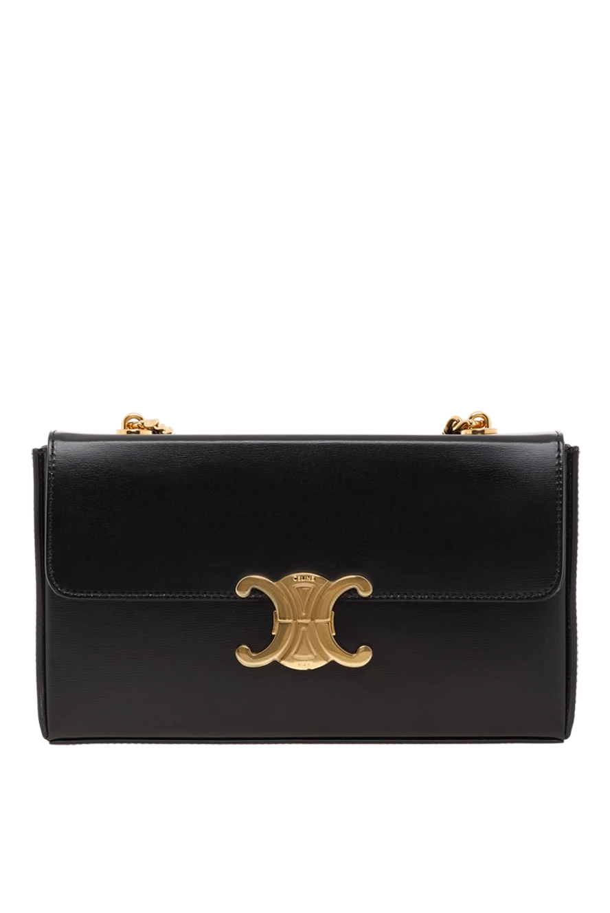 Celine сумка на ланцюжку claude з гладкої телячої шкіри 187739 - фото 1