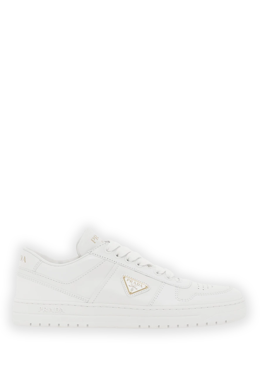 Prada кросівки жіночі downtown panelled з натуральної шкіри білі 187765 - фото 1