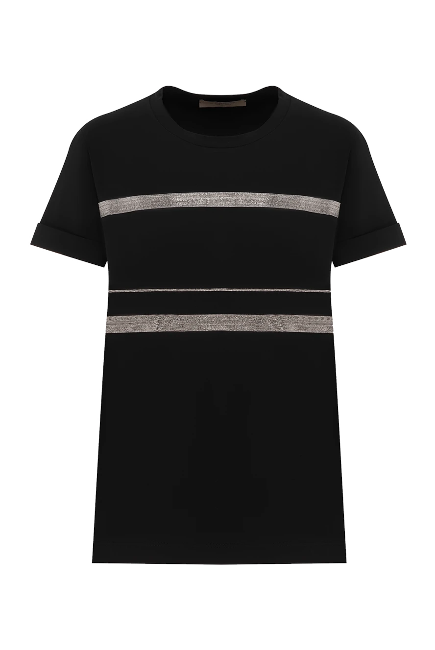 D.Exterior футболка с отделкой monili черная женская 187781 - фото 1