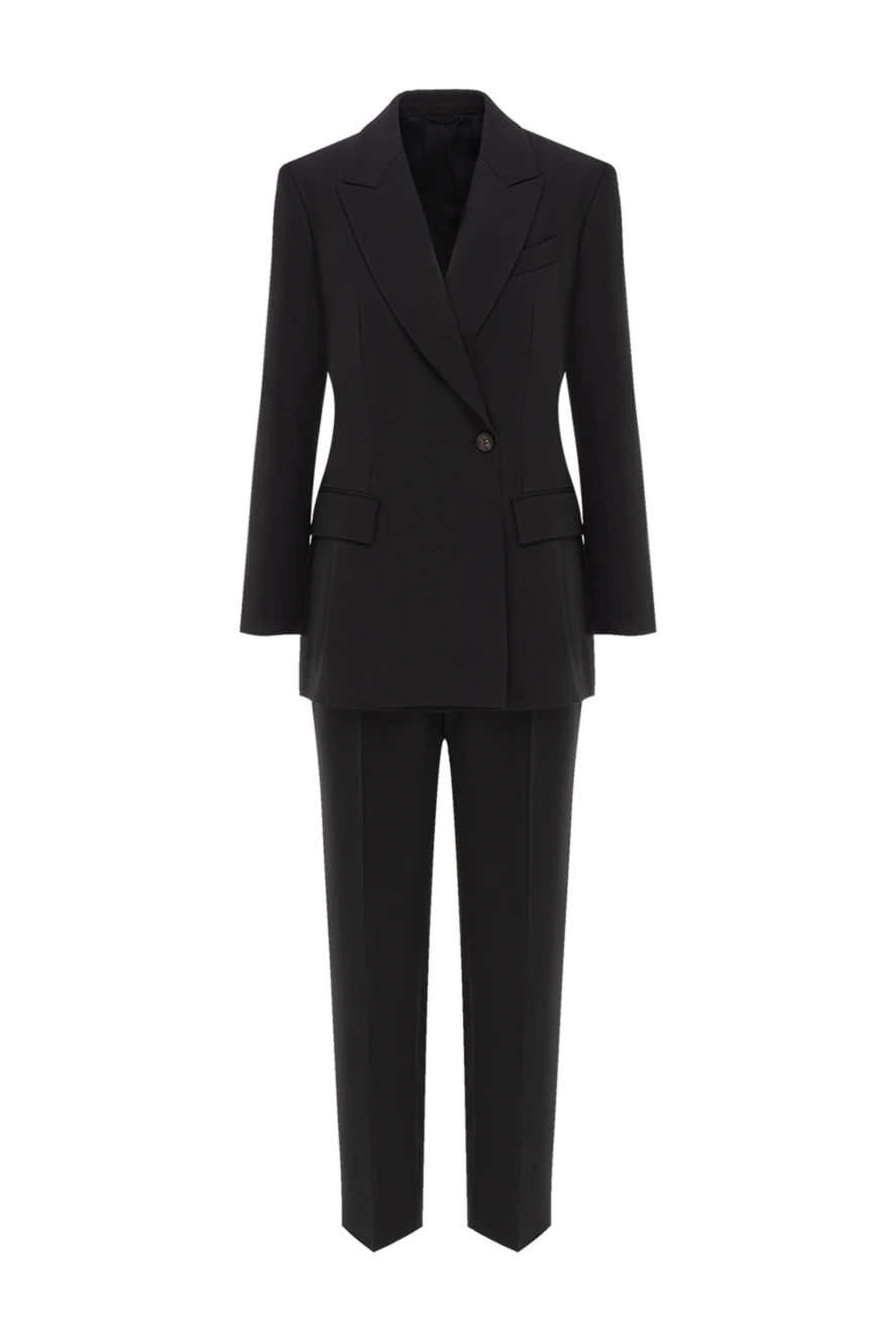 Brunello Cucinelli comfortable viscose twill couture suit with monil chain 187816 - photo 1