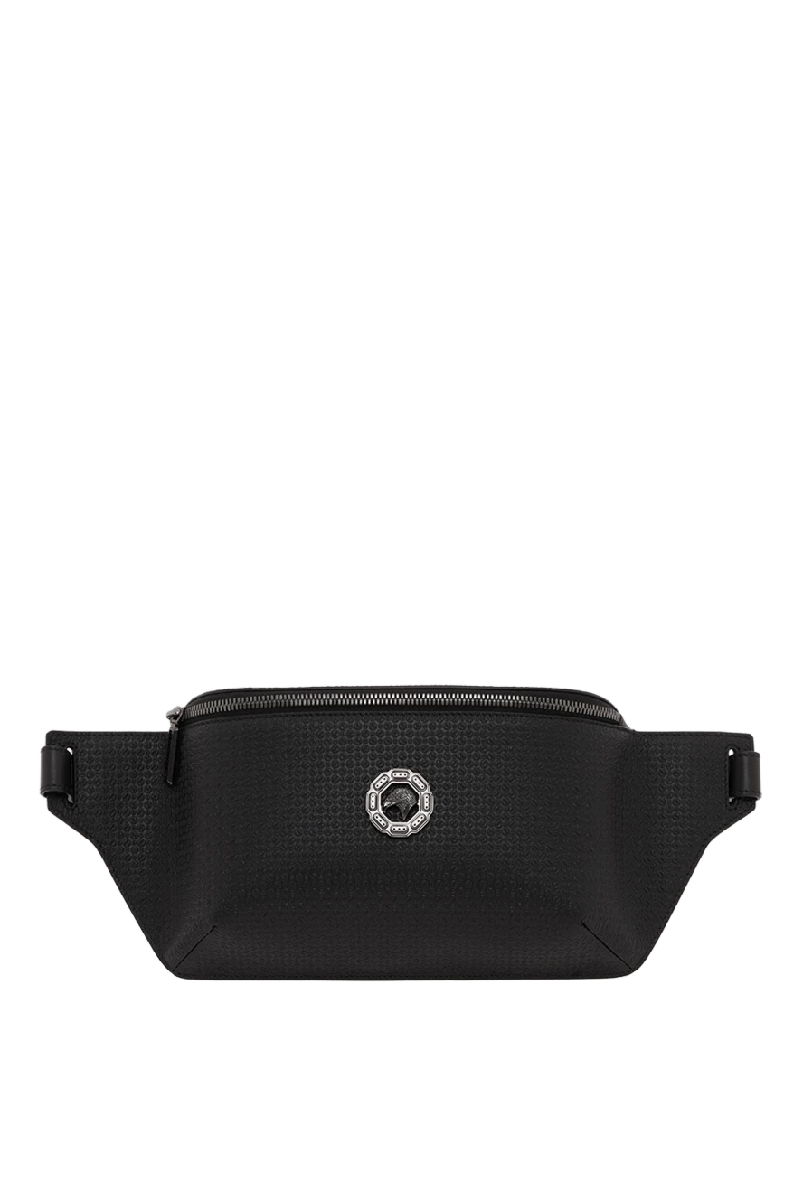 Stefano Ricci belt bag in calfskin with brand logo, black 187832 - photo 1