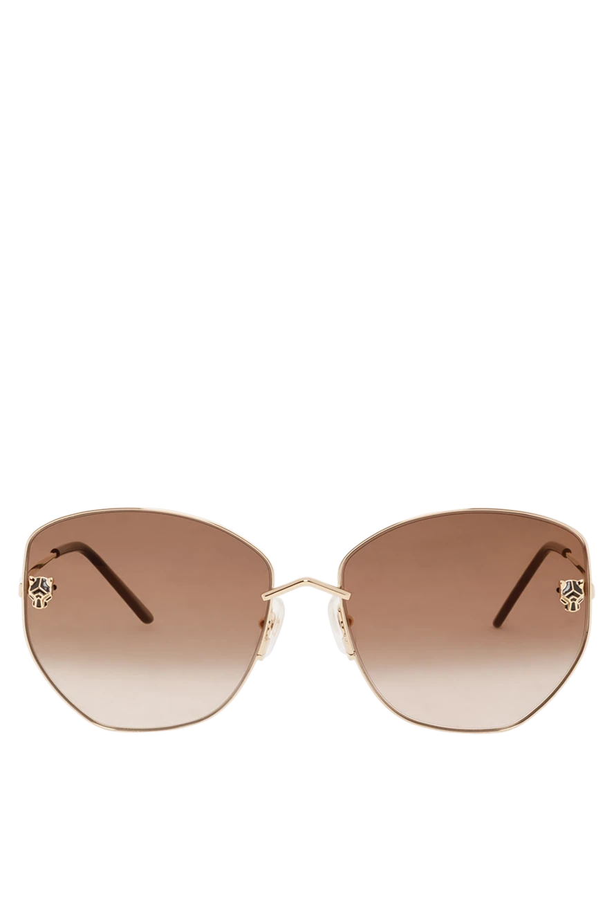 Cartier panthere metal sunglasses gold 187952 - photo 1