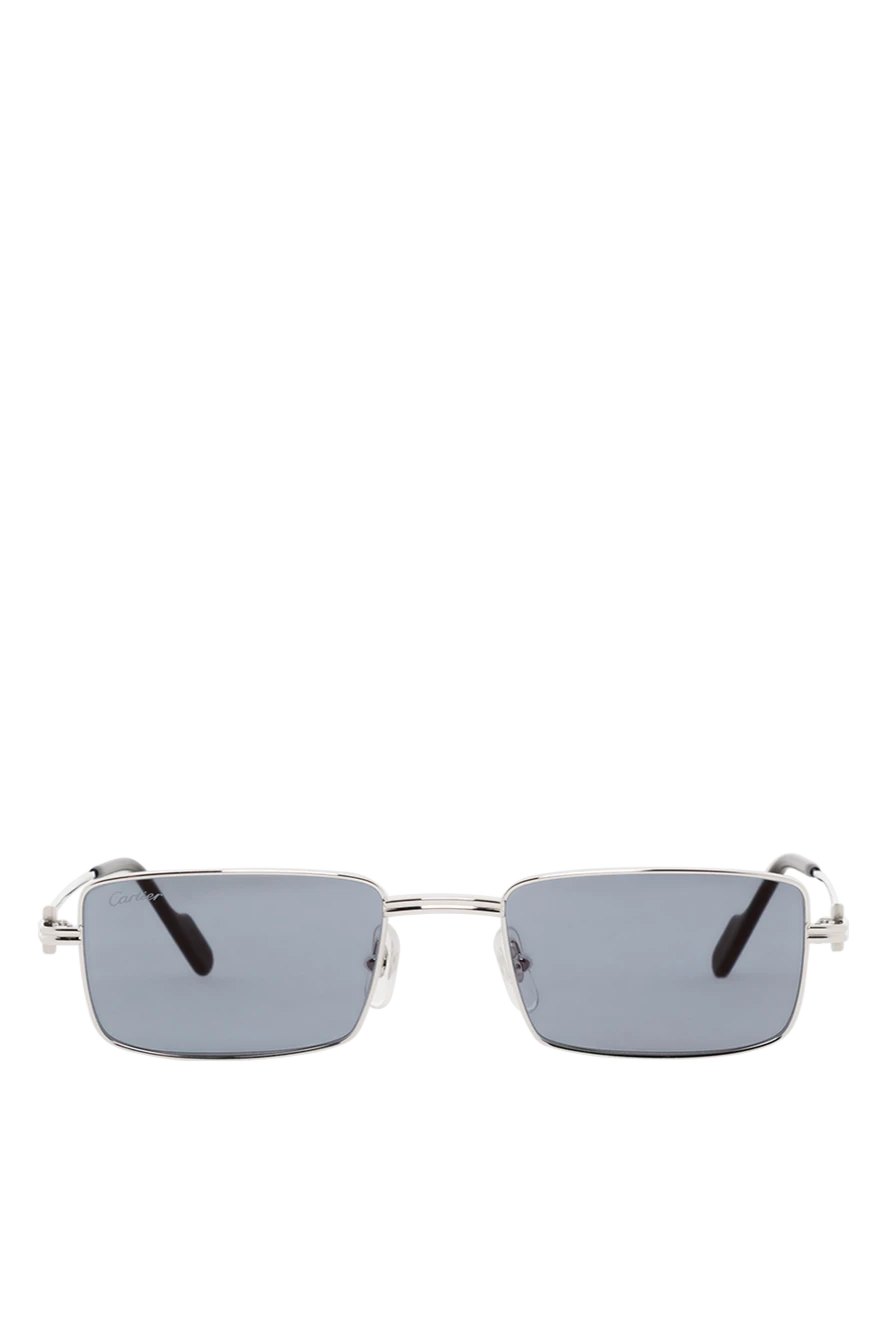 Cartier rectangular sunglasses with blue lenses 187960 - photo 1