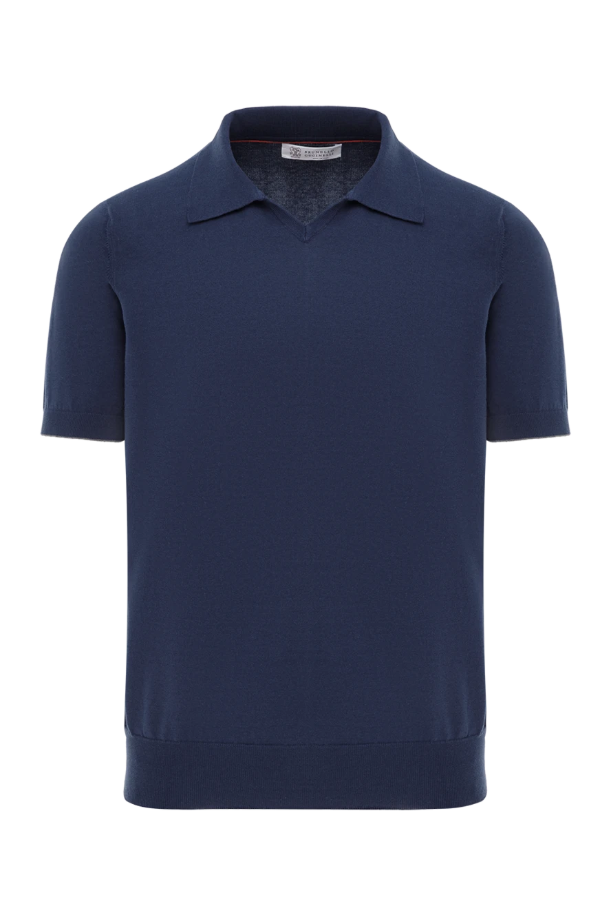 Brunello Cucinelli minimalist short sleeve buttonless polo shirt 195470 - photo 1
