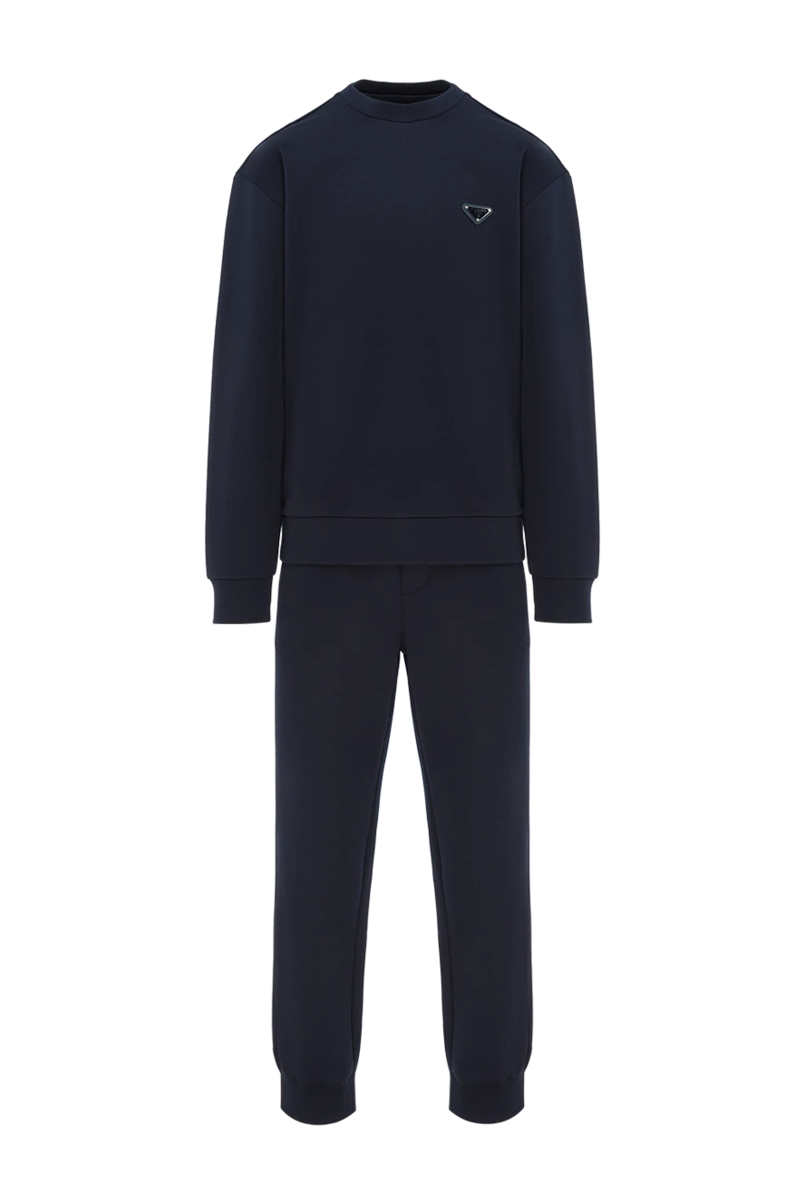 Prada спортивний костюм з темно-синій чоловічий логотип 187990 - фото 1