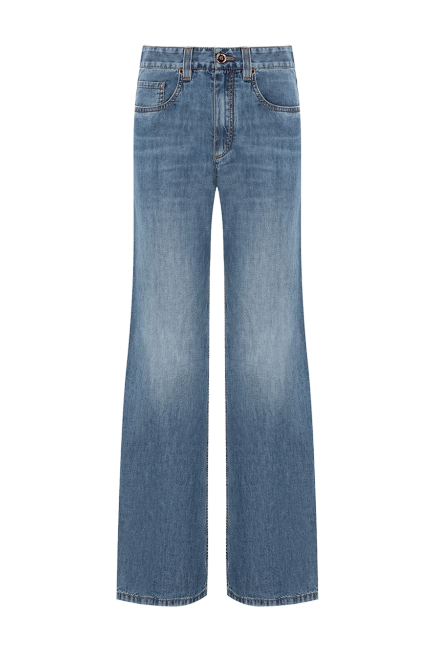 Brunello Cucinelli джинсы contemporary loose из легкого денима женские 188033 - фото 1