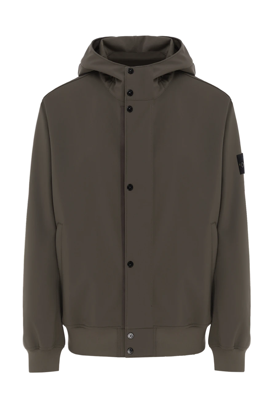 Stone Island windproof and waterproof jacket with hood green men 188154 - photo 1