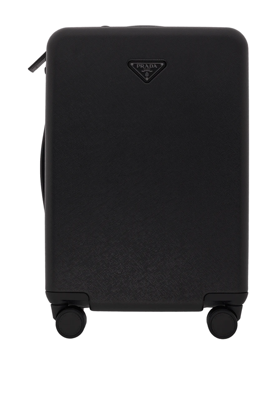 Prada suitcase on wheels with telescopic handle and logo 188156 - photo 1