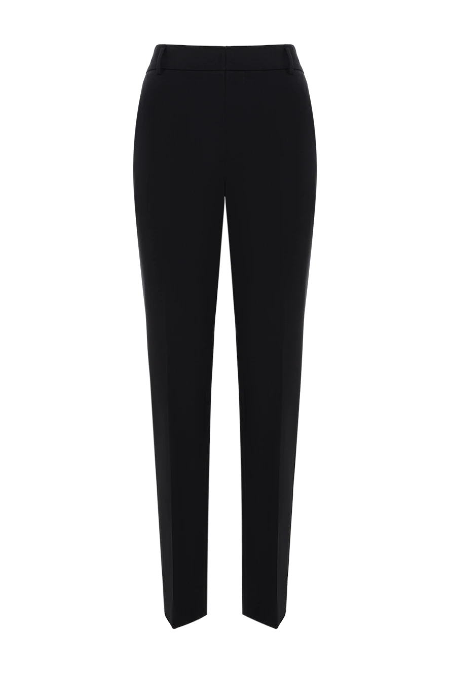 Brunello Cucinelli сині вузькі штани з ланцюжком моніль жіночі 188332 - фото 1