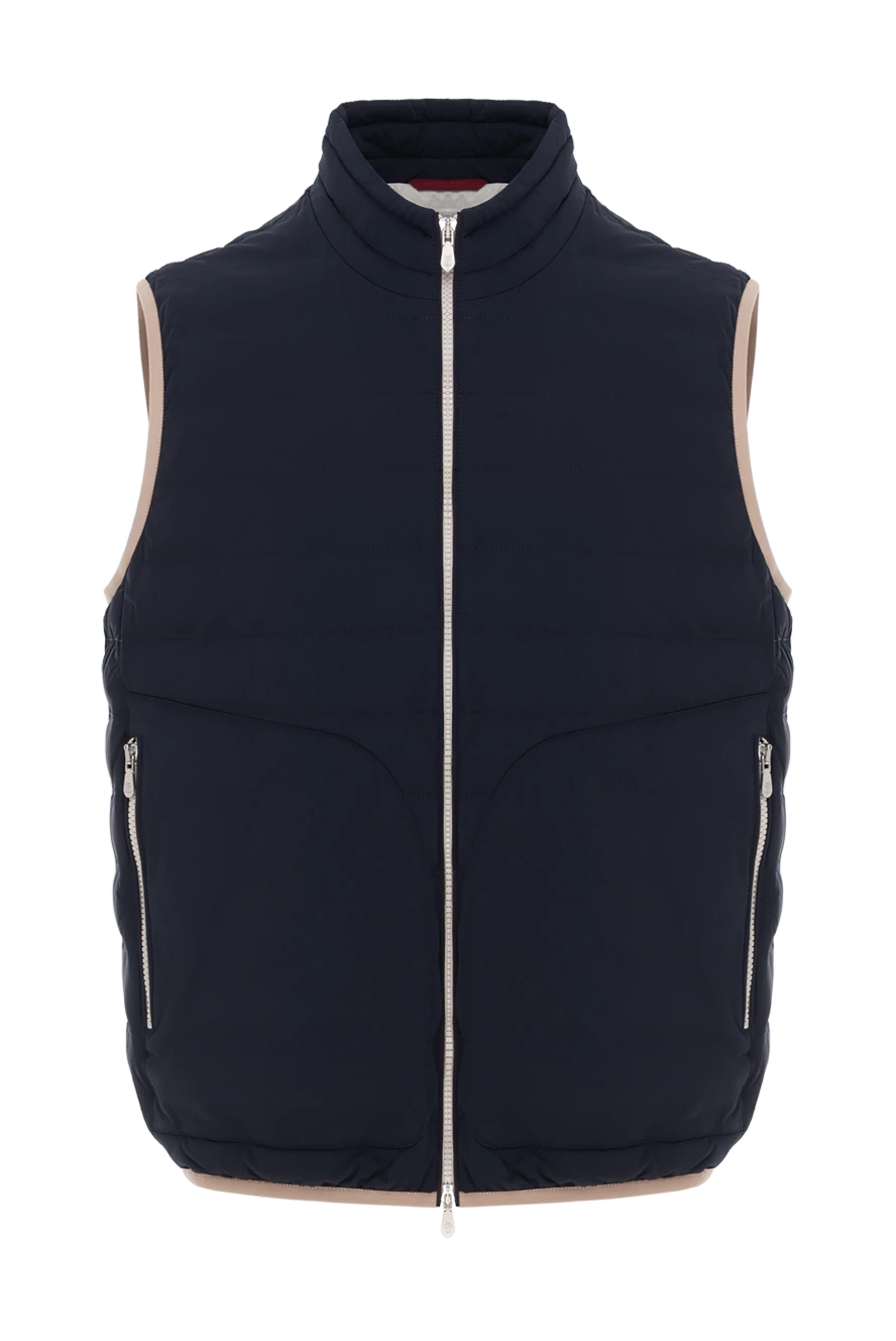 Brunello Cucinelli quilted insulated vest with zipper blue 188679 - photo 1