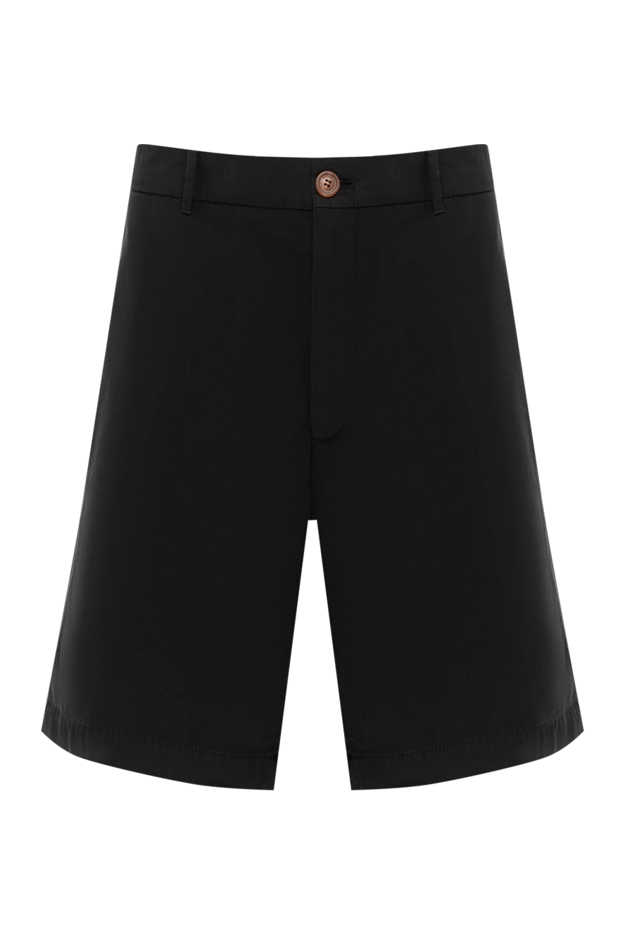 Brunello Cucinelli black men's cotton bermuda shorts 188809 - photo 1