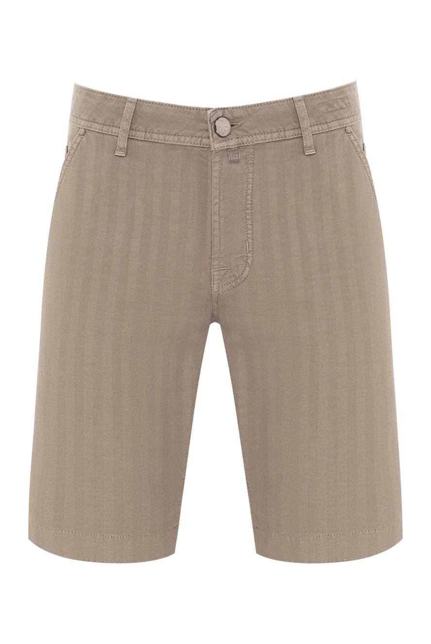 Jacob Cohen шорти-бермуди класичного крою зі смугастим ефектом 189078 - фото 1