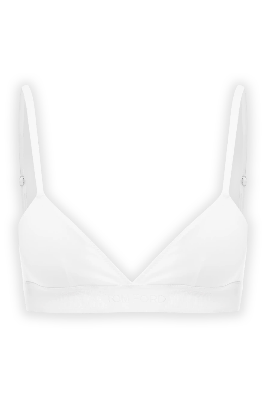 Tom Ford фирменный стрейч-бюстгальтер белый из модала 189107 - фото 1