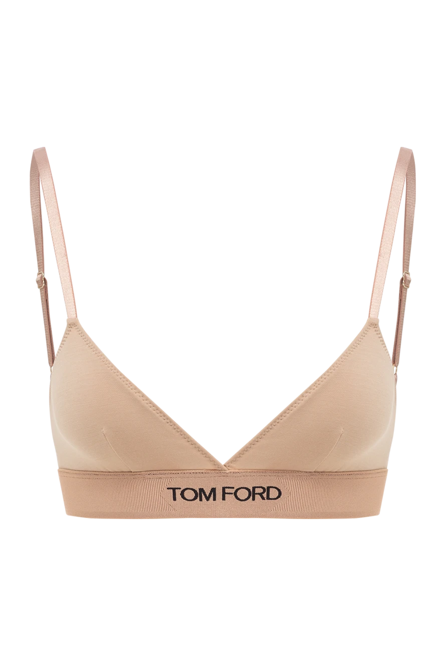 Tom Ford branded stretch bra beige modal 189108 - photo 1