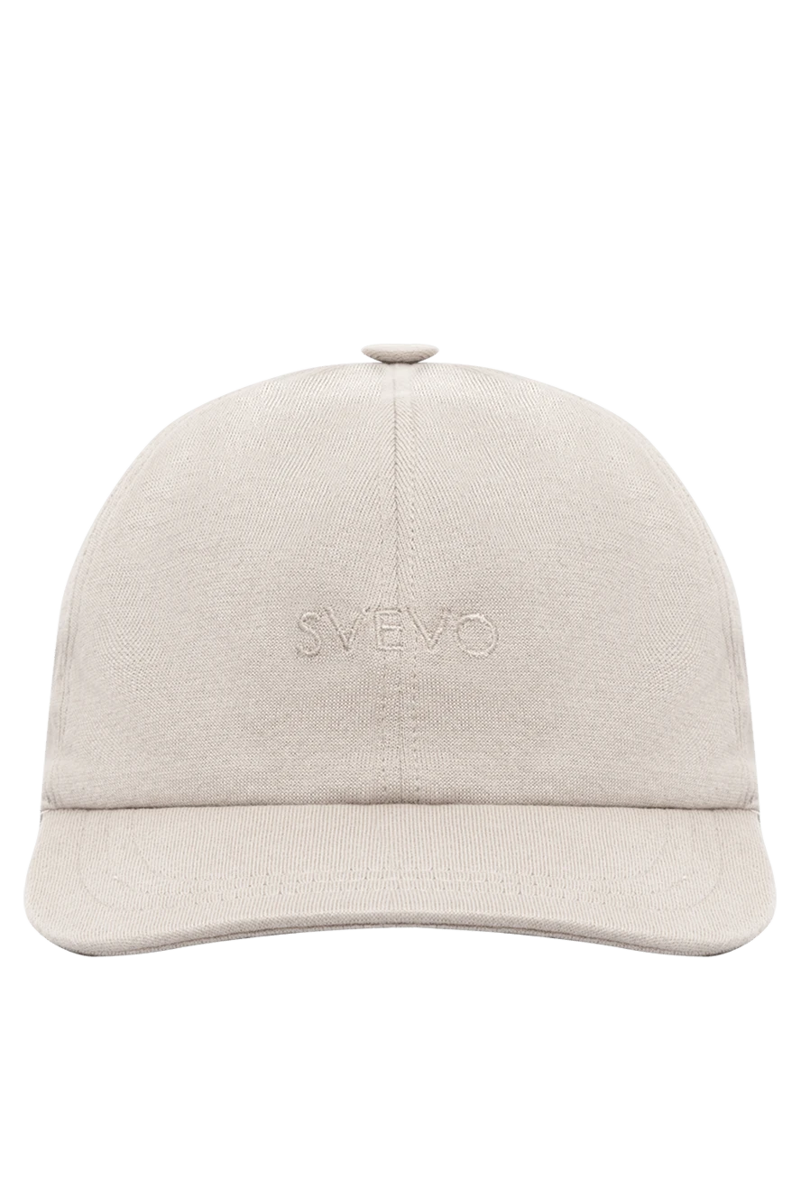 Svevo beige baseball cap with embroidered logo for men 189133 - photo 1