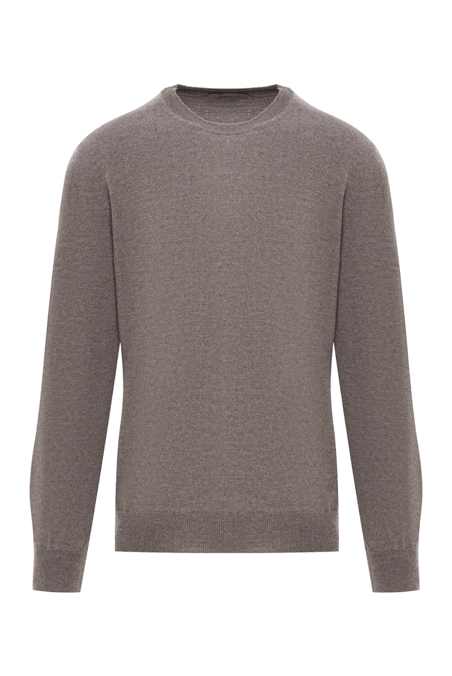 Corneliani beige men's wool crew neck jumper 189154 - photo 1