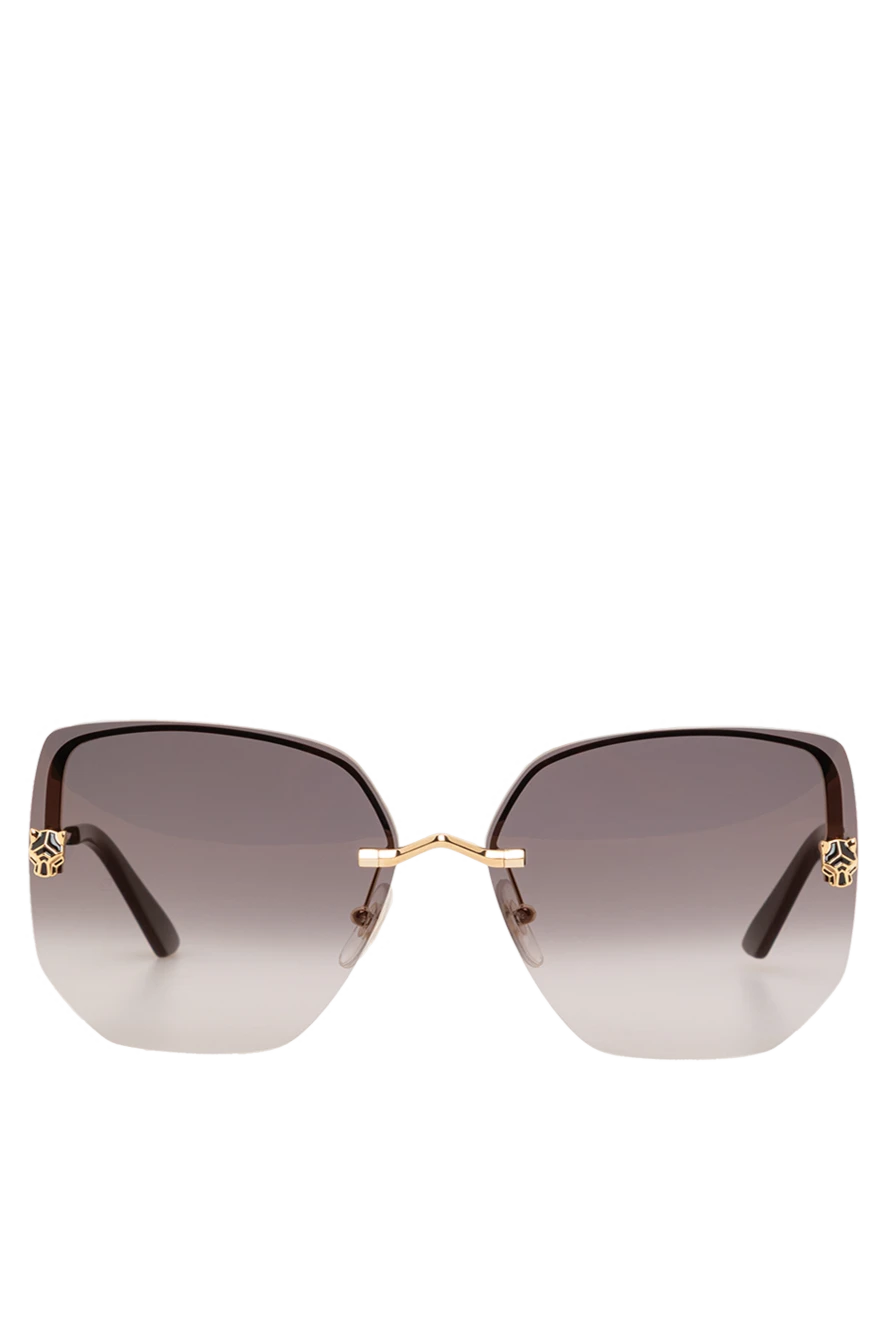 Cartier panthere square rimless sunglasses gray women 189427 - photo 1