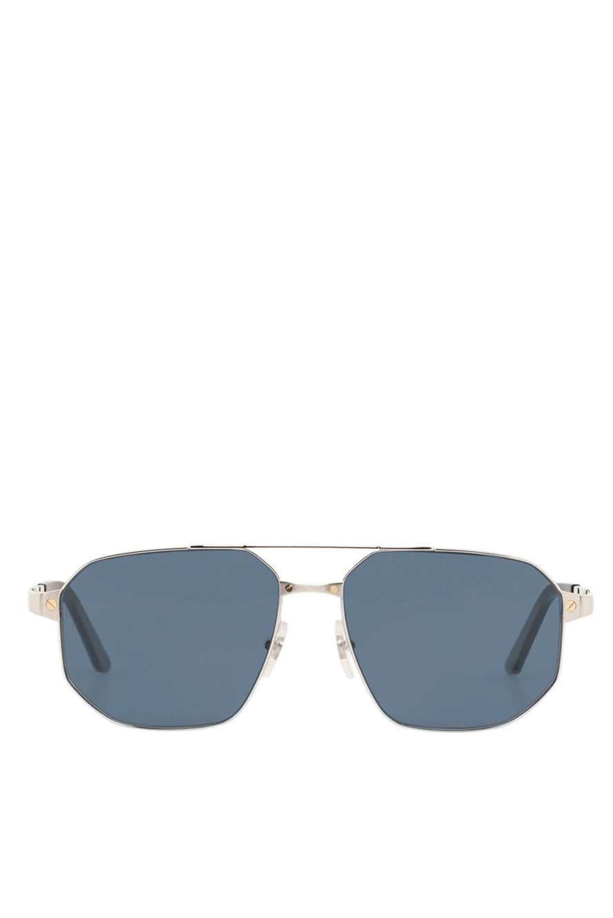 Cartier core range metal aviator sunglasses blue 189428 - photo 1
