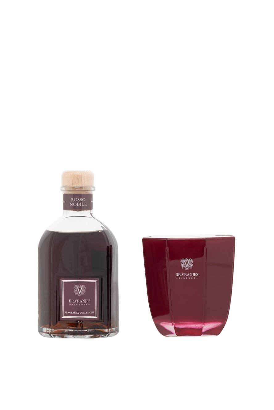 Dr. Vranjes оригінальний набір аромат rosso nobile та аромасвіча 250мл + 200мл 189482 - фото 1