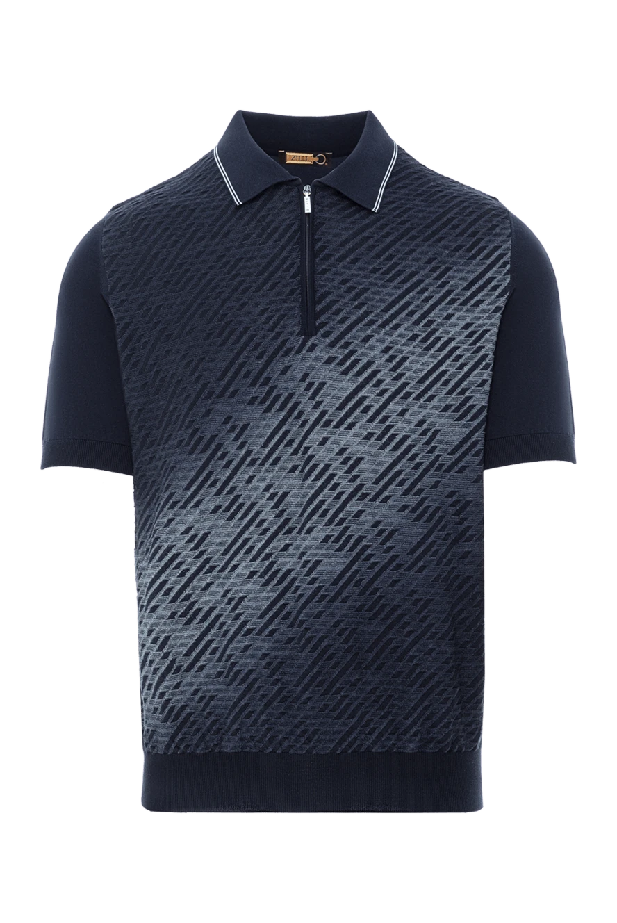 Zilli gradient effect zip knit polo 189615 - photo 1
