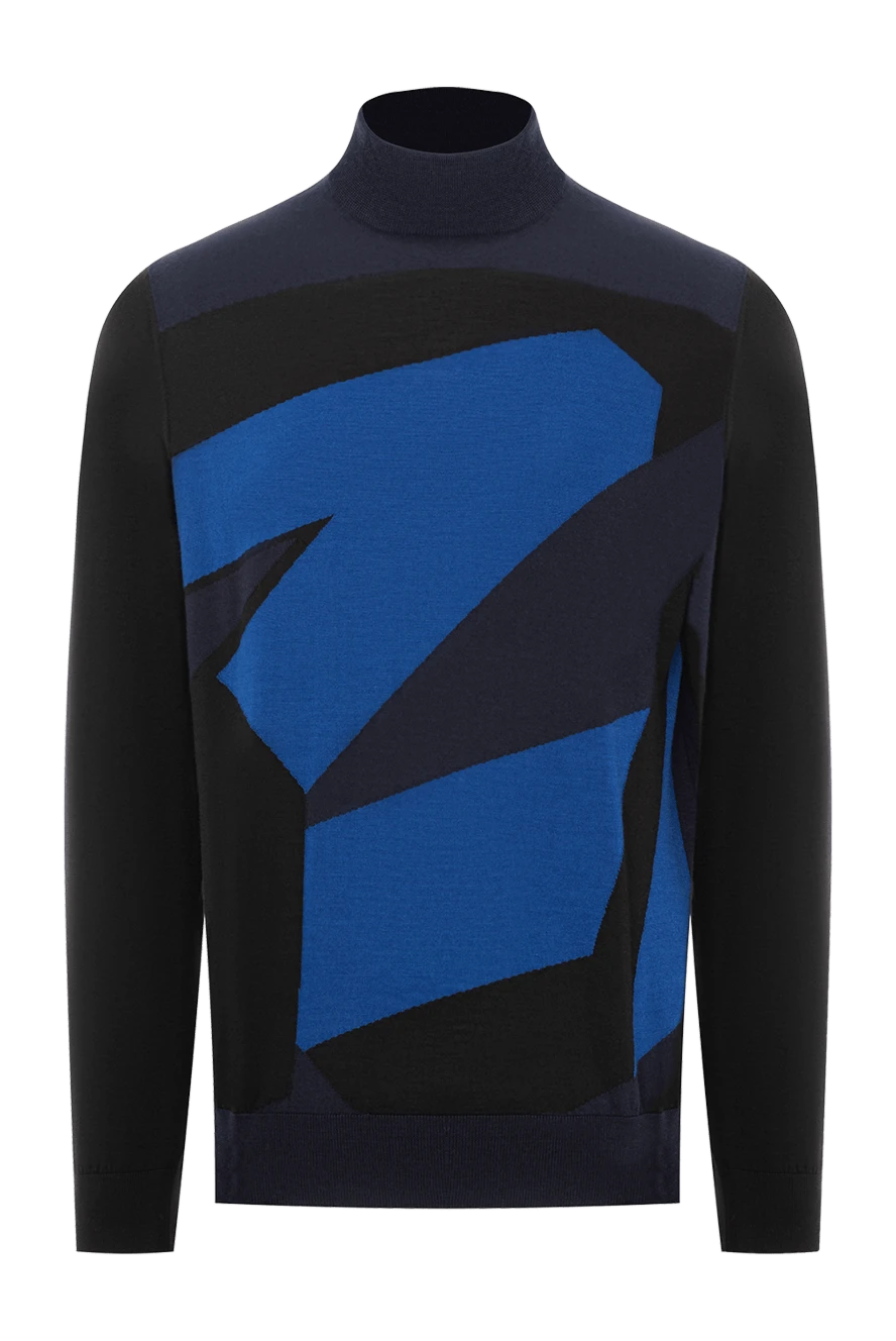 Zilli джемпер з графічним принтом та коміром-стійкою в тон 189636 - фото 1