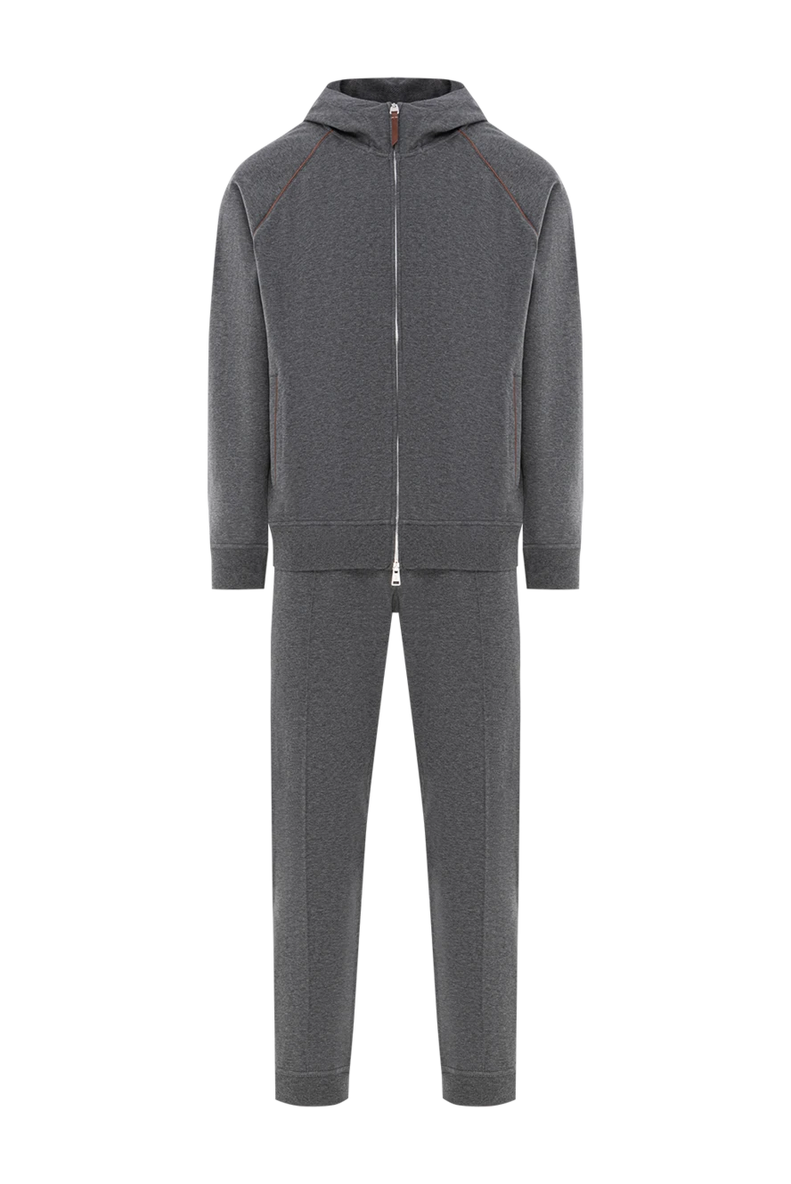 Brunello Cucinelli спортивный костюм с прорезными карманами и мягким внутренним слоем 189649 - фото 1