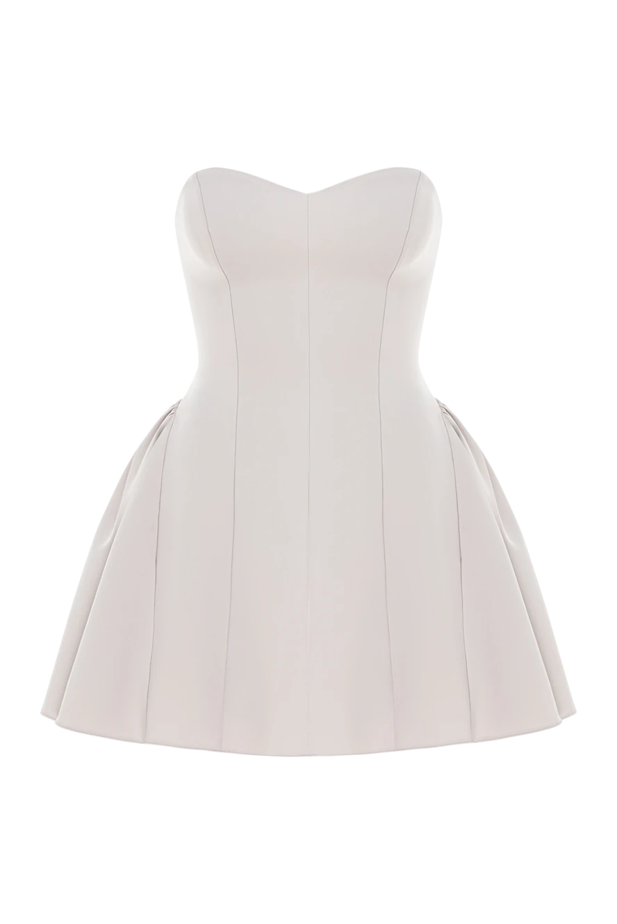 Khela міні-сукня з драпіруванням crush chronicles у білому кольорі. 189686 - фото 1