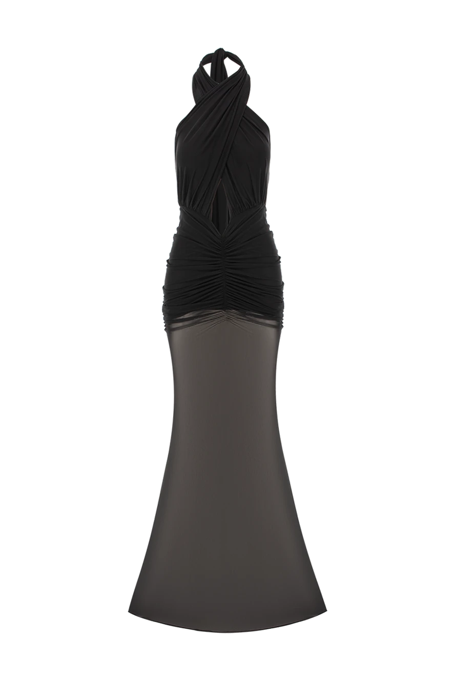 Khela сукня максі forbidden із сітки у чорному кольорі 189694 - фото 1