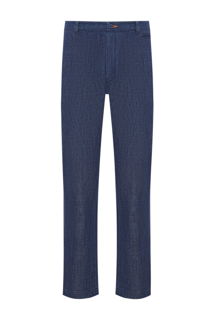 Scissor Scriptor jeans of a universal cut without washing with neat back pockets 189702 - photo 1