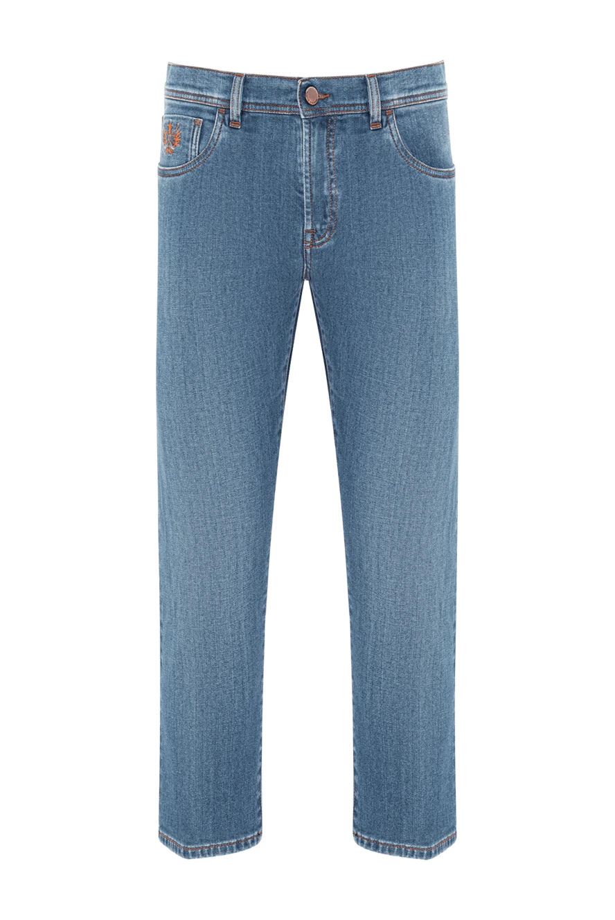 Scissor Scriptor джинси з м'якого деніму з ефектом варіння та фірмовим знаком 189739 - фото 1