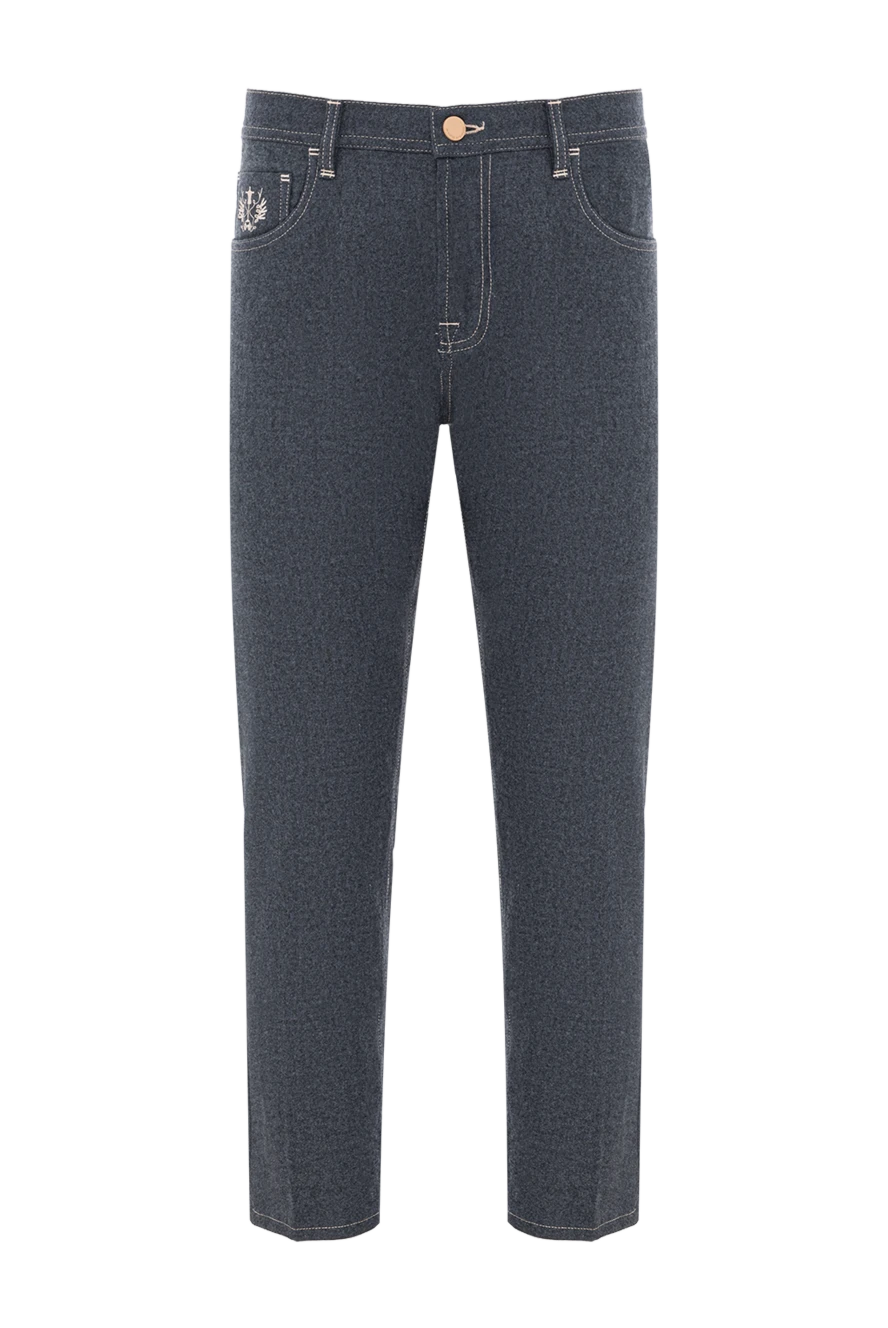 Scissor Scriptor warm jeans made of thick fabric with branded embroidery on the pocket 189741 - photo 1