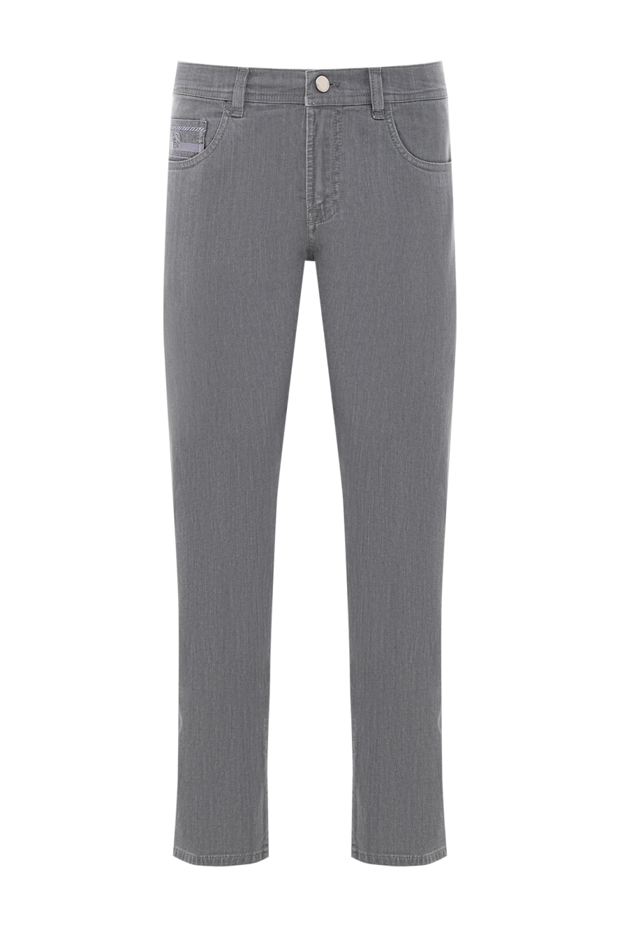 Scissor Scriptor джинси у відтінку попелястий денім з декоративною вишивкою. 189770 - фото 1