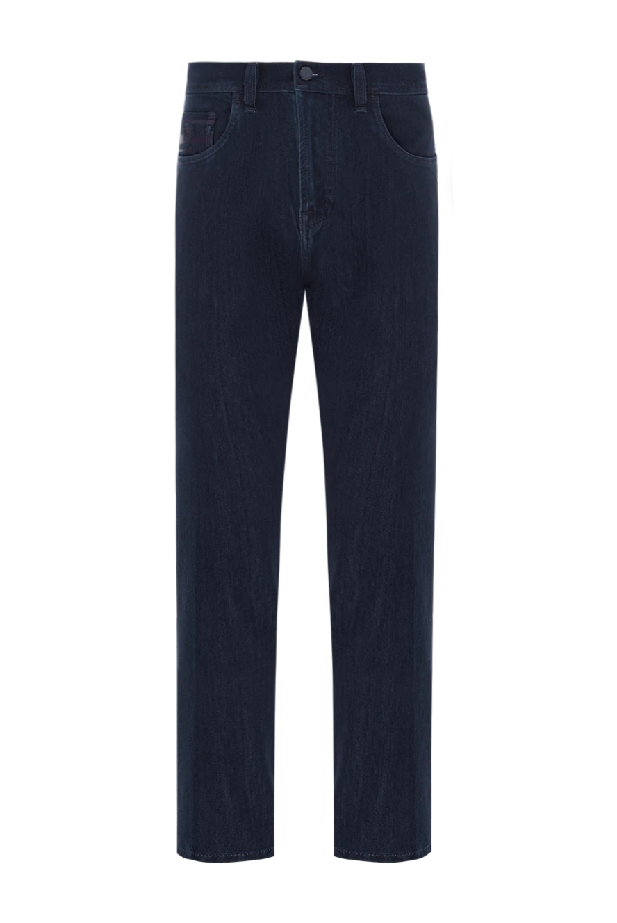 Scissor Scriptor джинси глибокого синього кольору з класичною посадкою 189797 - фото 1