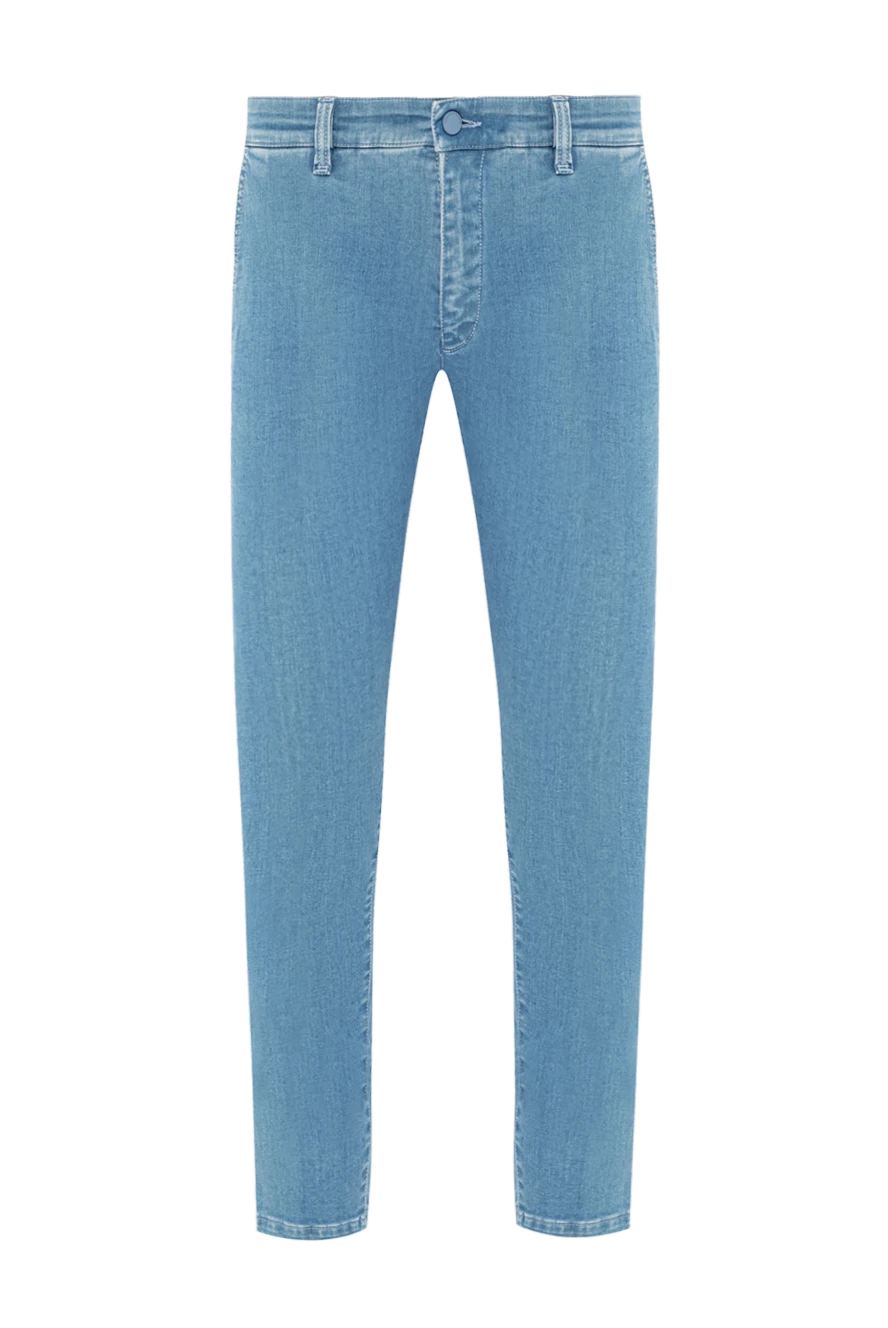 Scissor Scriptor блакитні джинси з бавовни з косими кишенями 189819 - фото 1