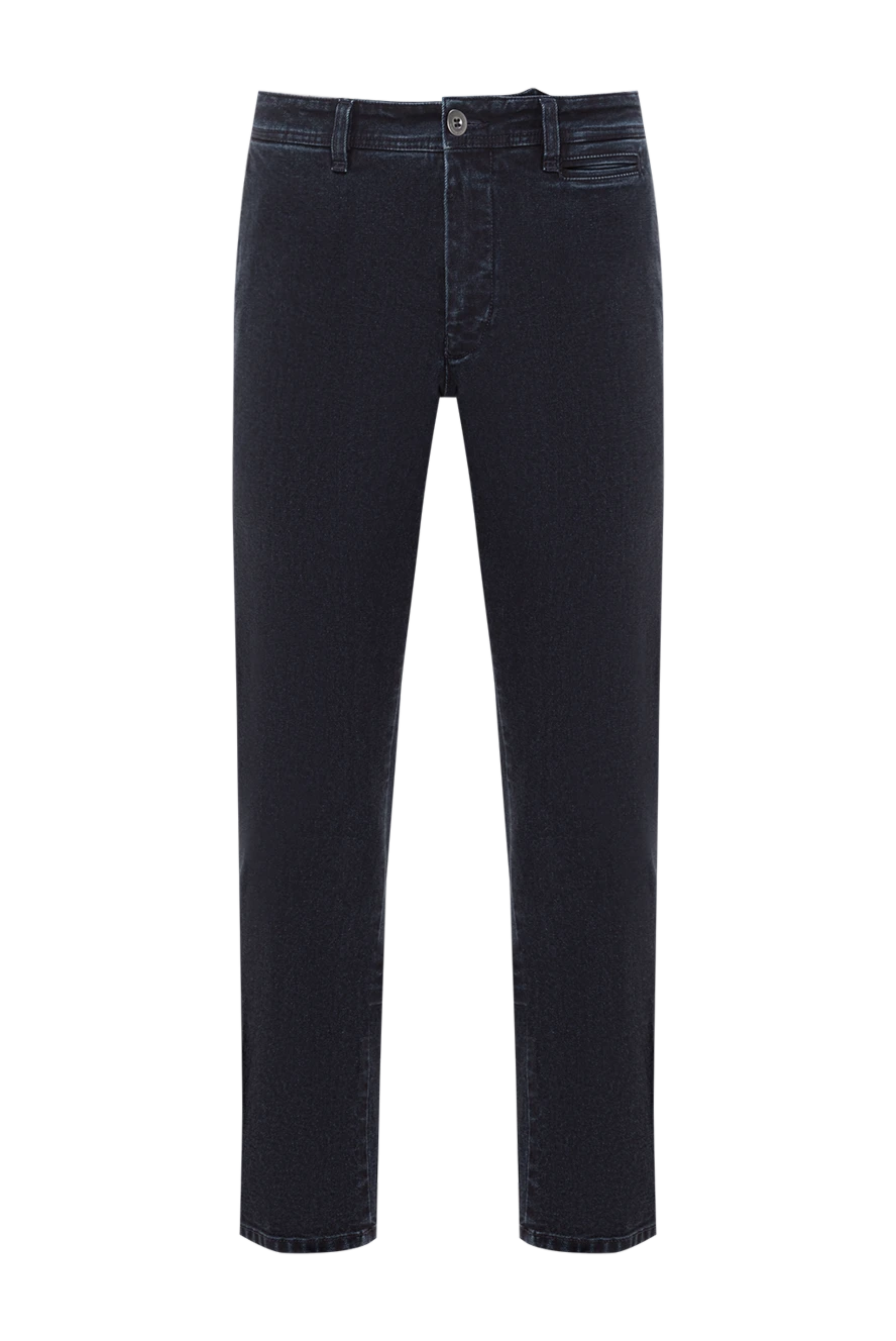 Scissor Scriptor темно-сині джинси з еластичним поясом та декоративним рядком 189855 - фото 1