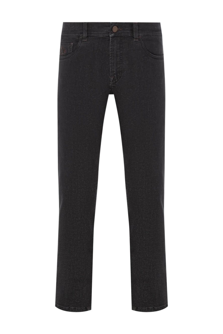 Scissor Scriptor skinny jeans with a classic fit and a leather patch 189901 - photo 1