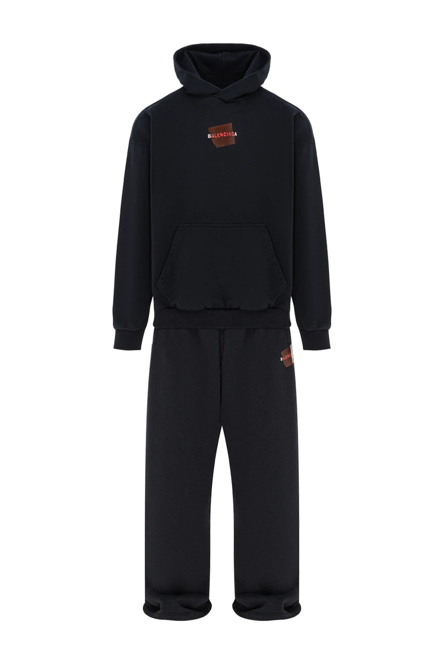Balenciaga men's suit sweatshirt with taped back with trousers black 189930 - photo 1