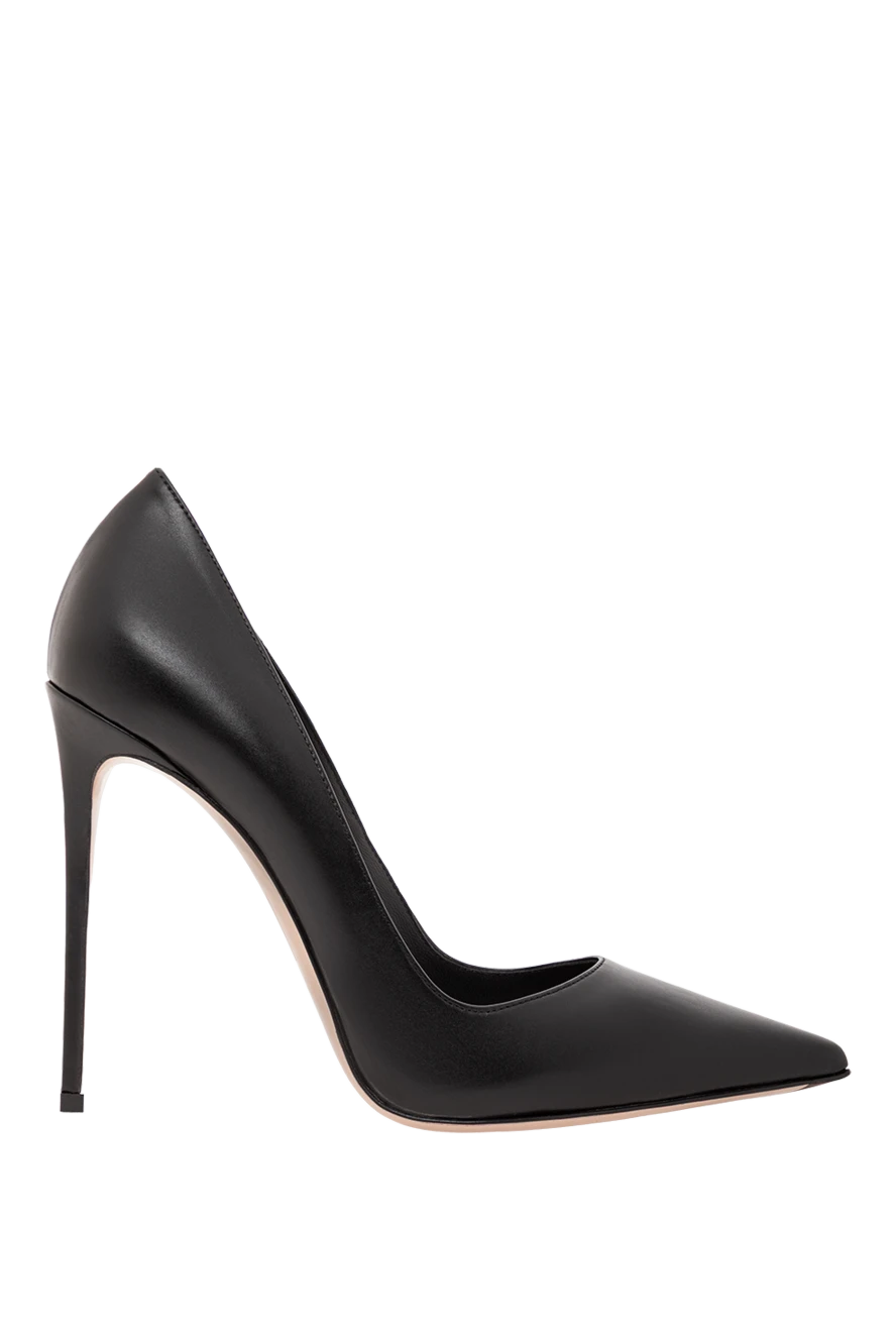 Le Silla eva pump shoes in black semi-polished calfskin 189968 - photo 1
